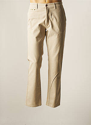 Pantalon droit beige LCDN pour homme