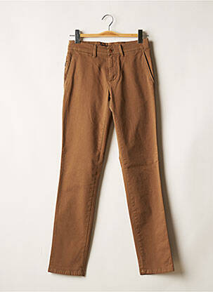 Pantalon droit marron LCDN pour homme