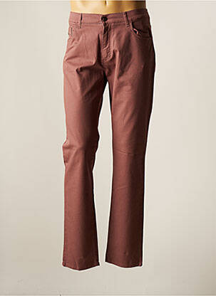 Pantalon droit violet LCDN pour homme