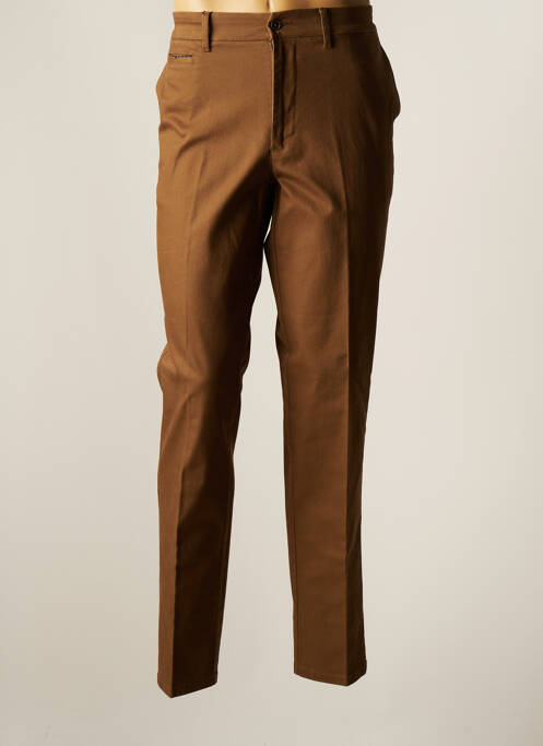 Pantalon droit marron LCDN pour homme