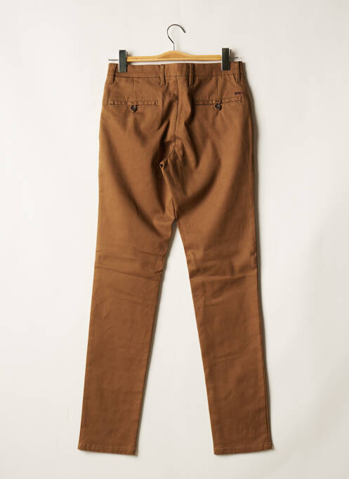 Pantalon droit marron LCDN pour homme