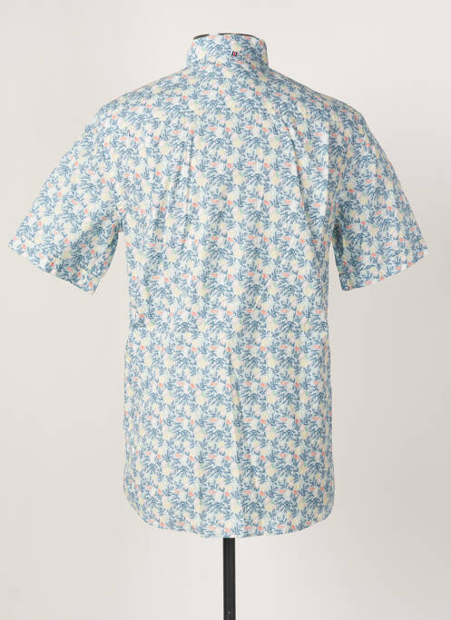 Chemise manches courtes bleu CAMBRIDGE pour homme