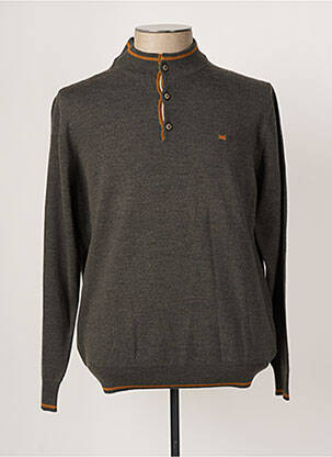 Pull gris BROWN JURY pour homme