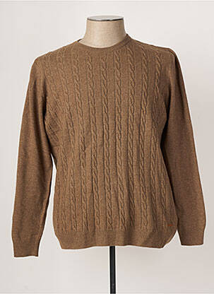 Pull marron BROWN JURY pour homme