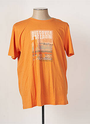 T-shirt orange MARVELIS pour homme