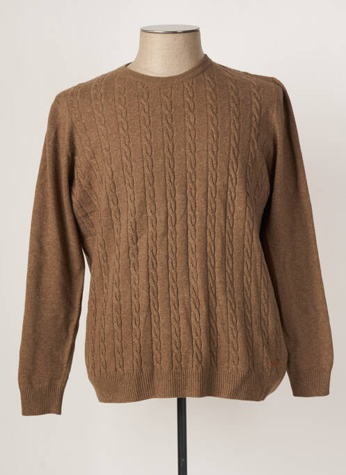 Pull marron BROWN JURY pour homme
