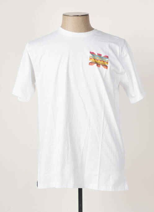 T-shirt blanc BROWN JURY pour homme