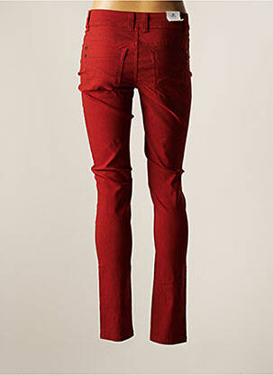 Pantalon slim stretch taille normale marron C'EST BEAU LA VIE femme