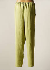 Pantalon droit vert FRANCK ANNA pour femme seconde vue