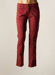 Pantalon slim rouge JENSEN pour femme seconde vue