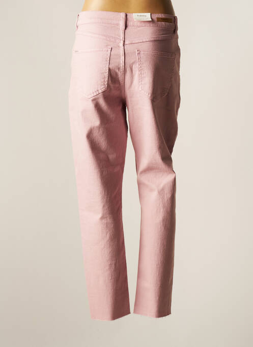 Jeans coupe droite rose B.YOUNG pour femme