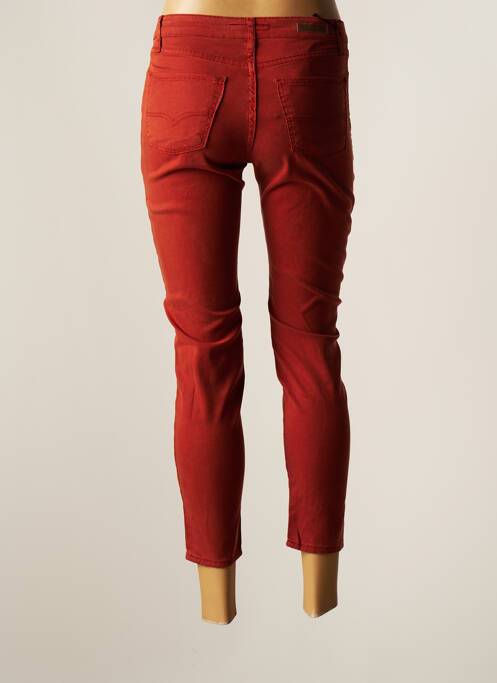 Pantacourt orange LCDN pour femme