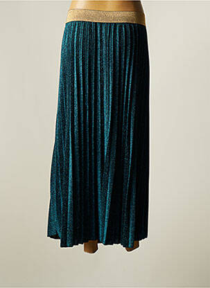 Jupe longue imprimé fantaisie bleu C'MELODIE femme