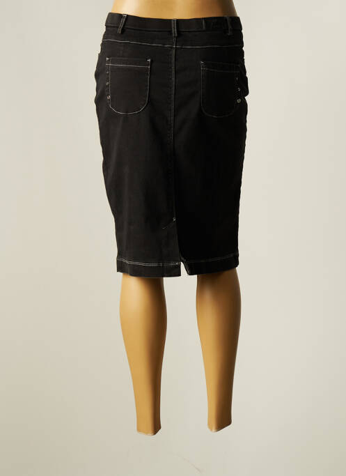 Jupe mi-longue gris CHRISTINE LAURE pour femme