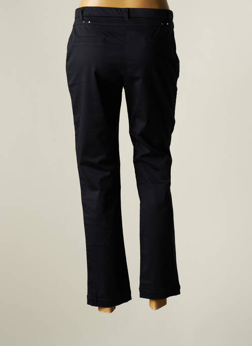 Pantalon chino bleu CHRISTINE LAURE pour femme