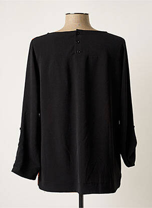 Top imprimé fantaisie manches longues orange FRANCK ANNA femme