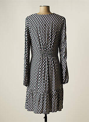 Robe mi-longue manches longues manches longues vert B.YOUNG femme