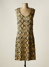 Robe mi-longue sans manche sans manche beige LOLA ESPELETA femme
