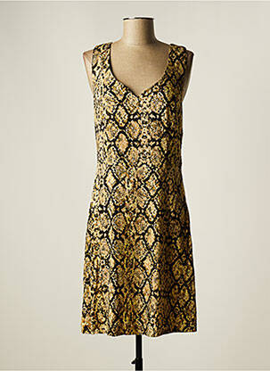 Robe mi-longue sans manche sans manche beige LOLA ESPELETA femme