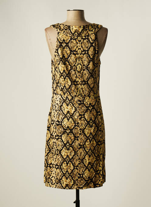 Robe mi-longue beige LOLA ESPELETA pour femme