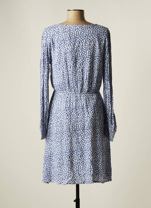 Robe mi-longue bleu C'EST BEAU LA VIE pour femme