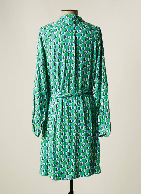 Robe mi-longue vert C'EST BEAU LA VIE pour femme