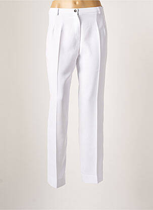 Pantalon droit blanc MODISSIMO pour femme