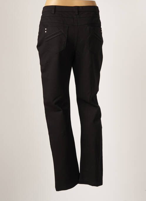 Pantalon droit noir CHRISTINE LAURE pour femme