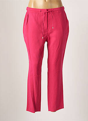 Pantalon chino taille normale taille normale rose JULIE GUERLANDE femme
