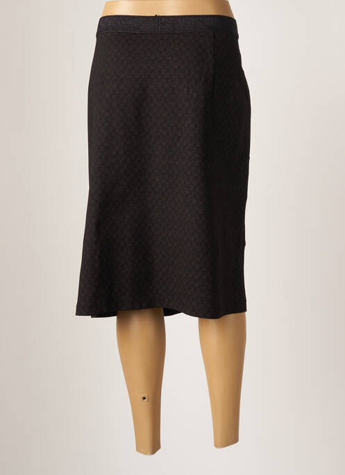 Jupe mi-longue noir CHRISTINE LAURE pour femme