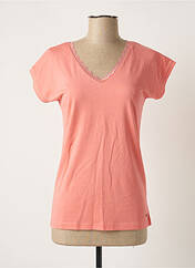 T-shirt rose C'EST BEAU LA VIE pour femme seconde vue