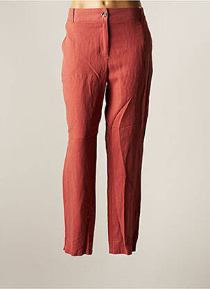 Pantalon chino orange C'EST BEAU LA VIE pour femme