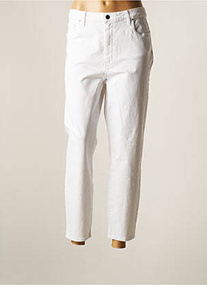 Pantalon droit blanc LCDN pour femme
