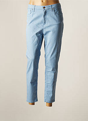 Pantalon slim stretch taille normale bleu LCDN femme