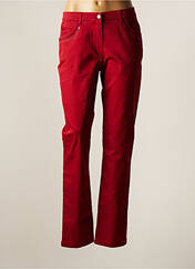 Pantalon droit rouge CHRISTINE LAURE pour femme seconde vue