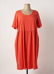 Robe mi-longue orange AGATHE & LOUISE pour femme seconde vue