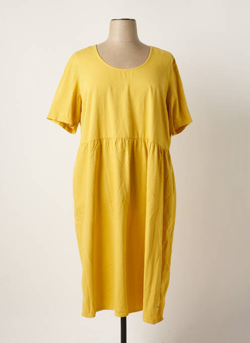 Robe mi-longue jaune AGATHE & LOUISE pour femme