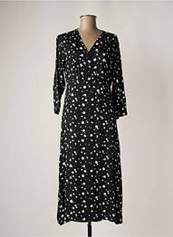 Robe longue manches longues manches longues noir LOLA ESPELETA femme