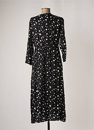 Robe longue manches longues manches longues noir LOLA ESPELETA femme
