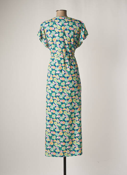 Robe longue bleu C'EST BEAU LA VIE pour femme