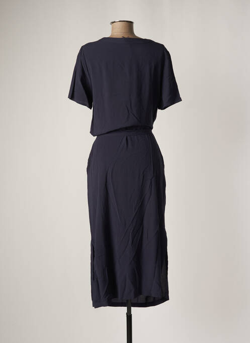 Robe mi-longue bleu ÉTYMOLOGIE pour femme