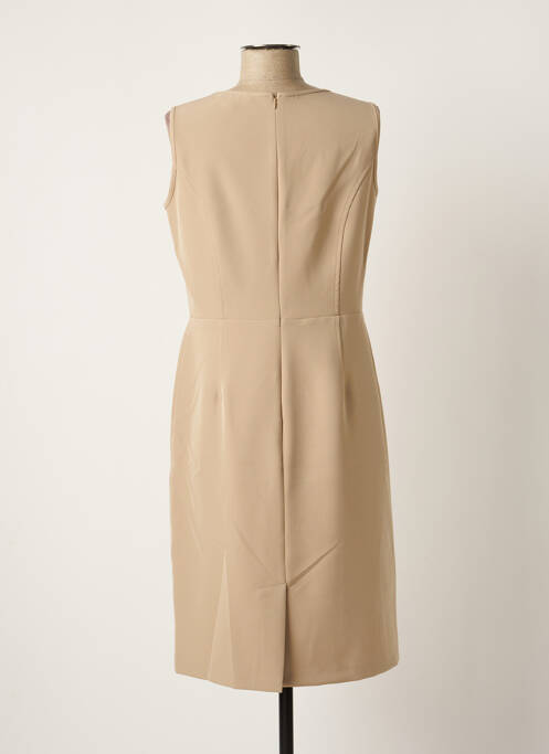 Robe mi-longue beige MODISSIMO pour femme