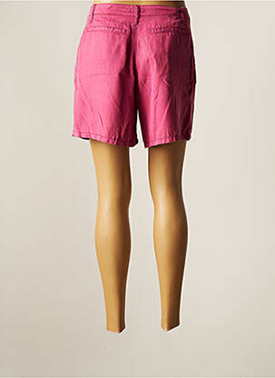 Short fermeture zippée sous rabat boutonné taille normale rose LCDN femme
