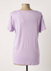 T-shirt violet C'EST BEAU LA VIE pour femme seconde vue