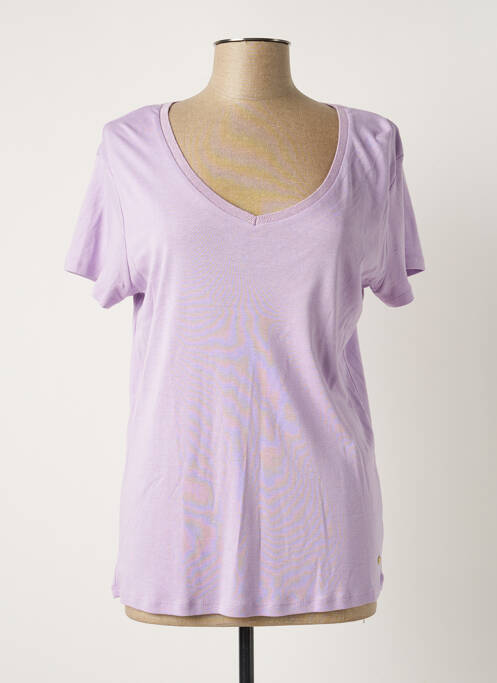 T-shirt violet C'EST BEAU LA VIE pour femme
