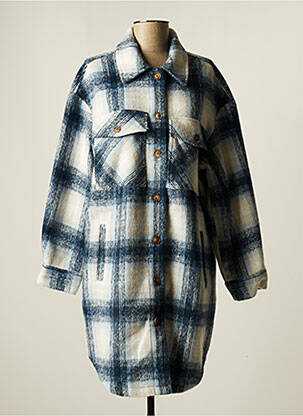 Veste casual coupe droite bleu C'EST BEAU LA VIE femme