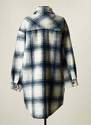 Veste casual coupe droite bleu C'EST BEAU LA VIE femme