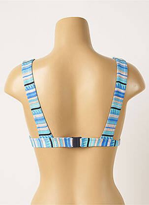 Haut de maillot de bain stretch haut soutien-gorge emboitant bleu BANANA MOON femme