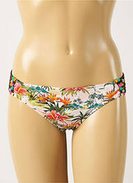 Bas de maillot de bain imprimé tie and dye culotte blanc BANANA MOON femme
