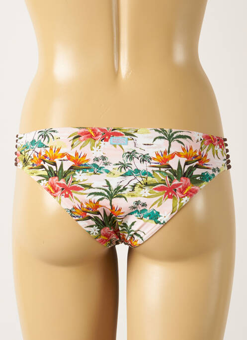 Bas de maillot de bain imprimé tie and dye culotte blanc BANANA MOON femme